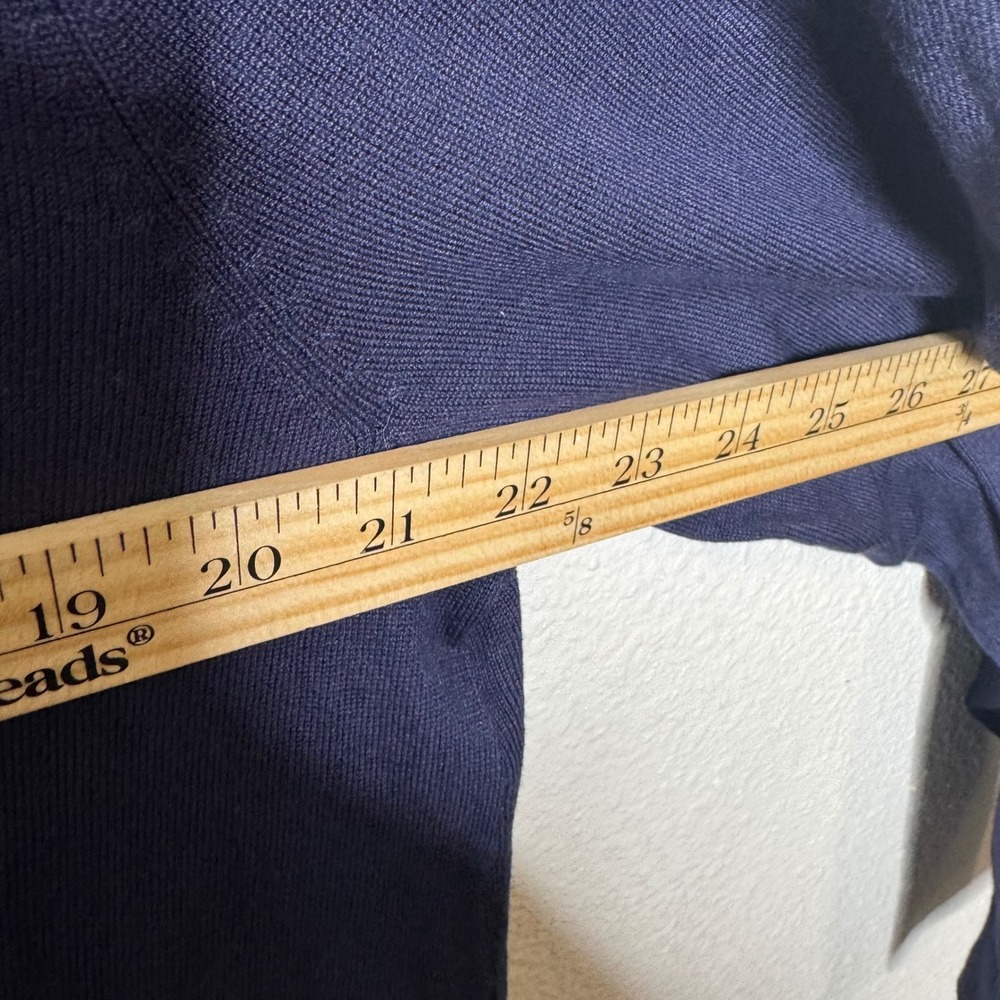 Croft & Barrow Navy Blue Layered Look Tunic Sweater Plus Size 1X New With Tags - Picture 6 of 7